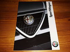 ALFA ROMEO 33 SPORT WAGON 1992 brochure