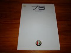 Prospekt ALFA ROMEO 75  1.8 IE 1989