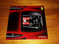 Ferrari 360 Modena 1999 brochure