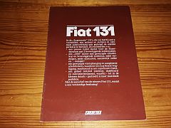 FIAT 131 1982 brochure