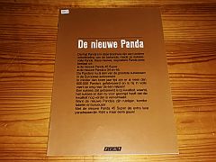 FIAT PANDA 1983 brochure