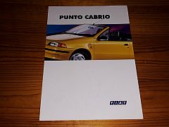 FIAT PUNTO CABRIO 1994 brochure