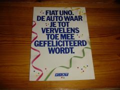 FIAT UNO 1986 brochure