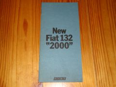 Fiat 132 2000 1978 brochure