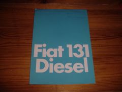 FIAT 131 DIESEL brochure