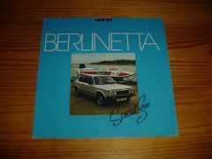 FIAT 128 BERLINETTA SPECIAL SERIES 1979 brochure