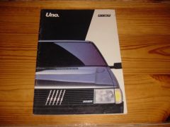 FIAT UNO 1989 brochure