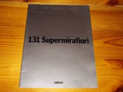 FIAT 131 SUPERMIRAFIORI brochure