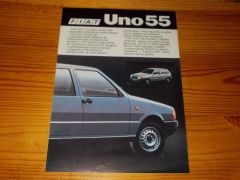FIAT UNO 55 brochure