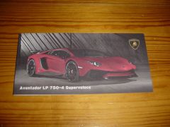 Prospekt LAMBORGHINI AVENTADOR LP 750-4 SUPERVELOCE 2015