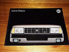 LANCIA YPSILON 1989 brochure