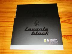 MASERATI LEVANTE BLACK 2017 brochure