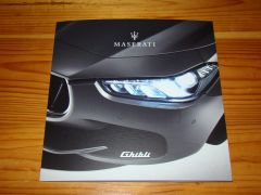 MASERATI GHIBLI 2016 brochure