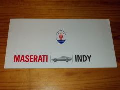 MASERATI INDY brochure