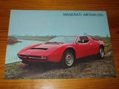 MASERATI MERAK/SS brochure