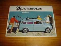 Prospekt AUTOBIANCHI GIARDINIERA 1967 AUTOBIANCHI GIARDINIERA 1967 brochure