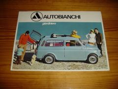 AUTOBIANCHI GIARDINIERA 1967 brochure