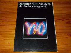 Prospekt AUTOBIANCHI Y10 AUTOBIANCHI Y10 brochure