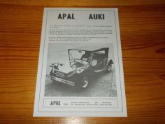 APAL AUKI 1977 BROCHURE